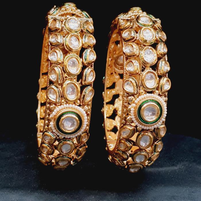 Kundan Bangle 1 Gold 2.6