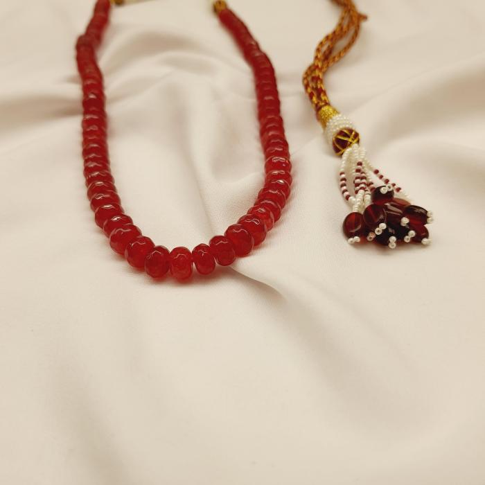 Semi Stone Mala 1 Ruby