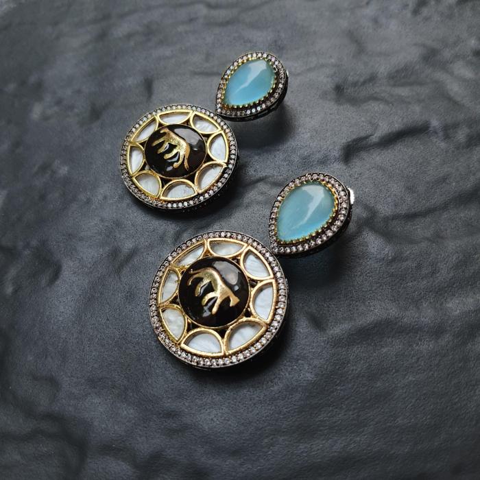 Sabya Sachi SS Earrings 4 Blue