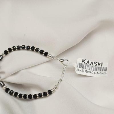 Silver Replica Bracelet 1 Black Silver