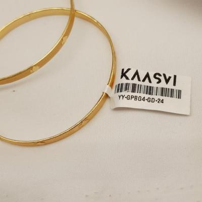 Gold Plated Bangle 4 Gold 2.4