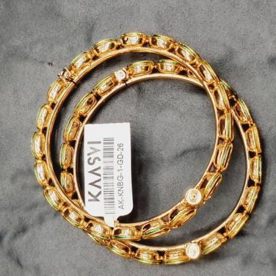 Kundan Bangle 1 Gold 2.6