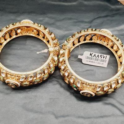 Kundan Bangle 1 Gold 2.6