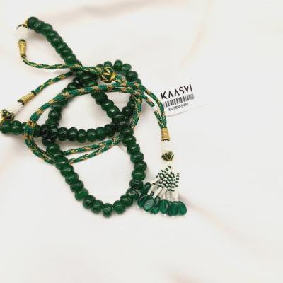 Semi Stone Mala 5 Emerald