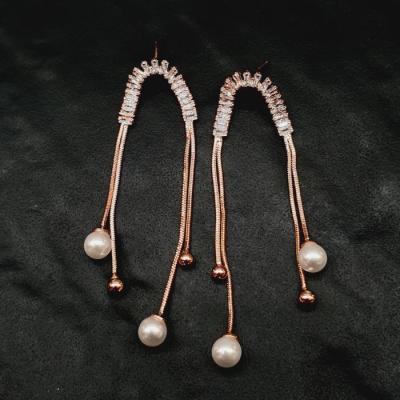 Fashion Earrings 3 Rose Gold