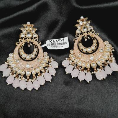 Mehandi Polish Earrings 3 Pink