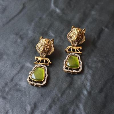 Sabya Sachi SS Earrings 1 Green