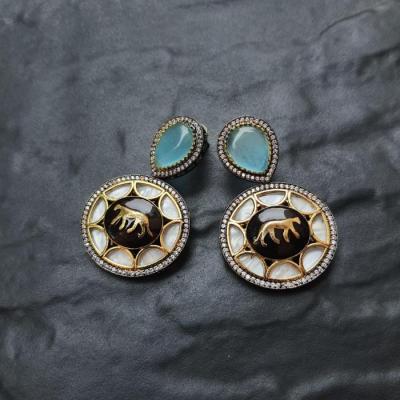 Sabya Sachi SS Earrings 4 Blue