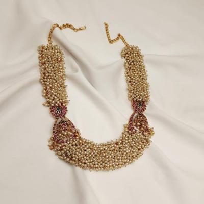 Antique Necklace Set 1 Ruby Gold