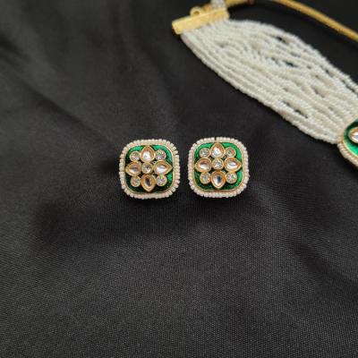 Kundan Chokar Set 1 Green