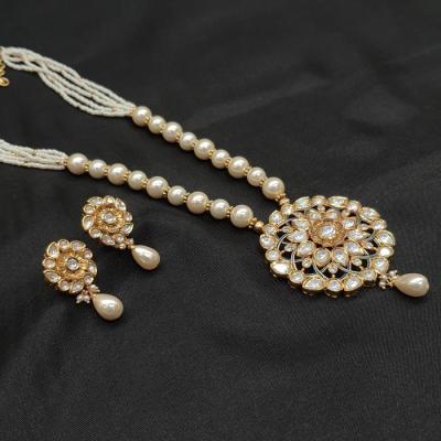 AC Kundan Pendant Set 2 Gold