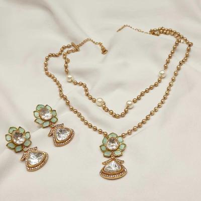 Amrapali Pendant Set - AMPS 1 Mint Gold