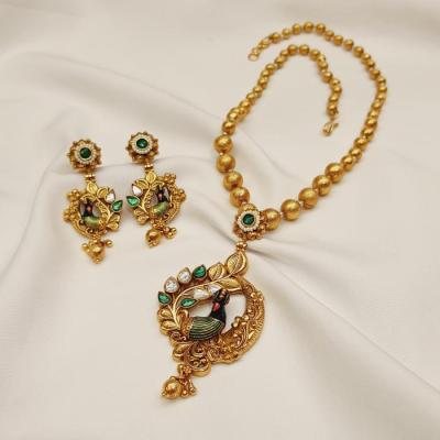 Antique Pendant Set - ANPS 1 Mina Gold