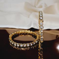 AC Kundan Bangle 1 Gold 2.6