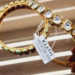 AC Kundan Bangle 1 Gold 2.6