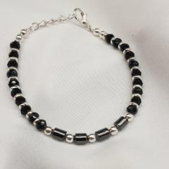 Silver Replica Bracelet 1 Black Silver