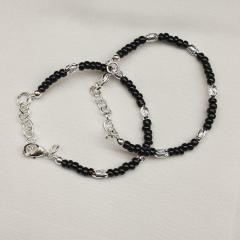 Silver Replica Bracelet 5 Black Silver