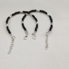 Silver Replica Bracelet 5 Black Silver