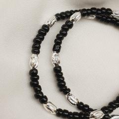 Silver Replica Bracelet 5 Black Silver