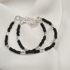 Silver Replica Bracelet 5 Black Silver