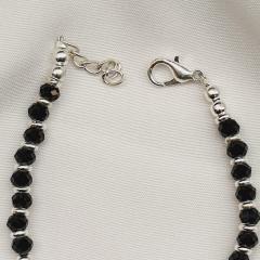 Silver Replica Bracelet 7 Black Silver