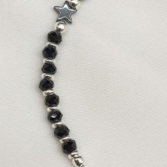 Silver Replica Bracelet 7 Black Silver