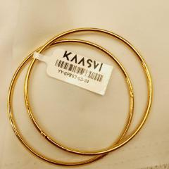 Gold Plated Bangle 2 Gold 2.4