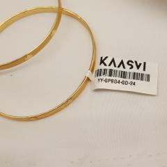 Gold Plated Bangle 4 Gold 2.4