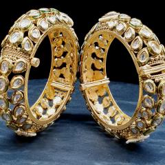 Kundan Bangle 1 Gold 2.6