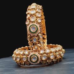 Kundan Bangle 1 Gold 2.6