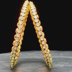 Kundan Bangle 1 Gold 2.8