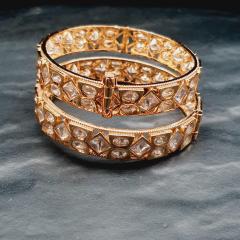 Premium Kundan Bangle 2 Gold