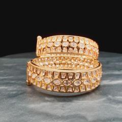 Premium Kundan Bangle 4 Gold 2.6