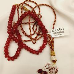 Semi Stone Mala 1 Ruby