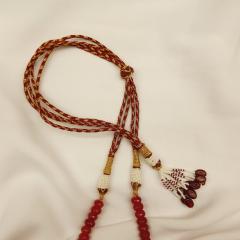 Semi Stone Mala 1 Ruby