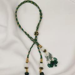 Semi Stone Mala 5 Emerald