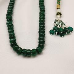 Semi Stone Mala 5 Emerald