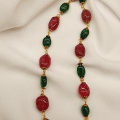 Bead Mala 1 Ruby Green