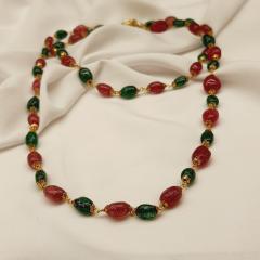 Bead Mala 1 Ruby Green