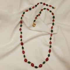 Bead Mala 1 Ruby Green