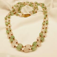 Bead Mala 4 Mint Pink