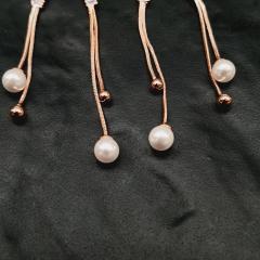 Fashion Earrings 3 Rose Gold