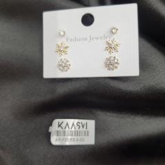 Fashion Earrings Set 3 Gold