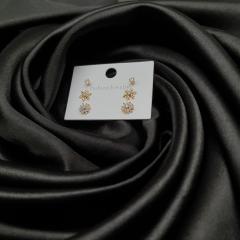 Fashion Earrings Set 3 Gold