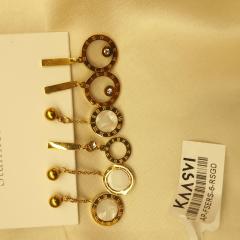 Fashion Earrings Set 6 Rose Gold