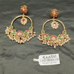 Jadau Earrings 1 Multi Gold