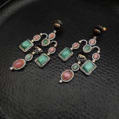 Sabya Sachi SS Earrings 2 Mint Pink