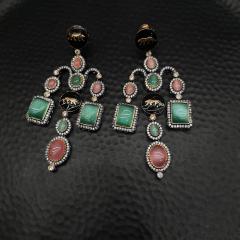 Sabya Sachi SS Earrings 2 Mint Pink