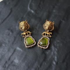 Sabya Sachi SS Earrings 1 Green