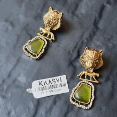 Sabya Sachi SS Earrings 1 Green